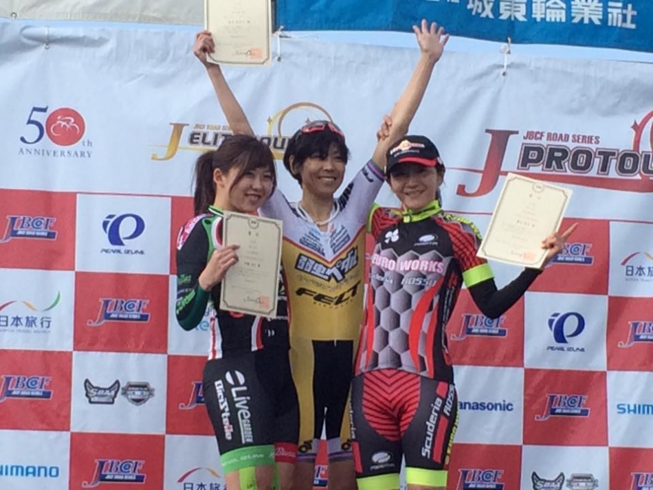 JBCF舞洲タイムトライアル&クリテリウム 唐見実世子(弱虫ペダルサイクリングチーム)が2連勝