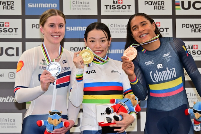 自転車 UCI 世界選手権 トラックで佐藤選手２連覇達成‼