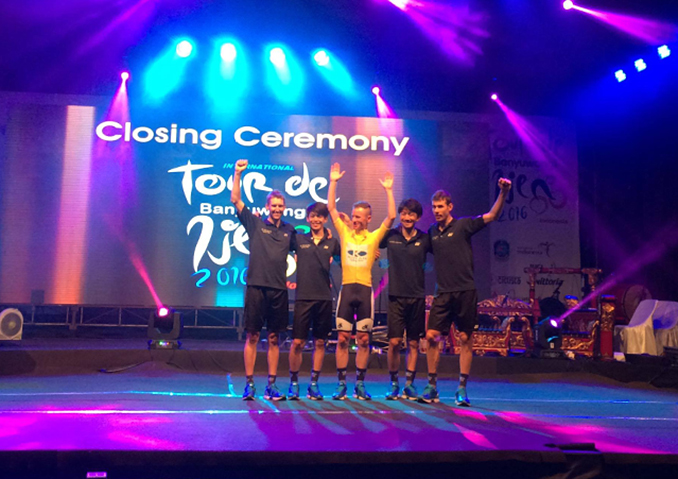 INTERNATIONAL TOUR de BANYUWANGI IJEN2016　UCI2.2 KINAN Cycling Teamがチーム・個人総合優勝